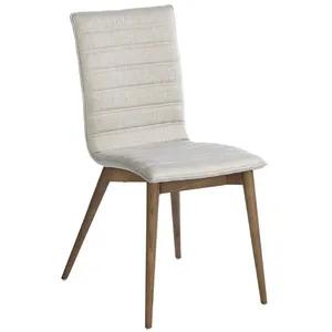 Comparateur de prix : AC ANGEL CERDÁ Chaise en tissu avec pieds en bois noyer 4031C, 49 x 56 x 90 cm. -