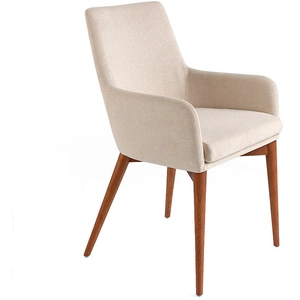Comparateur de prix : AC ANGEL CERDÁ Chaise en tissu et bois couleur noyer 4048C, 57 x 64 x 88 cm. -