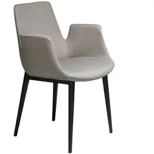 Comparateur de prix : AC ANGEL CERDÁ Chaise en tissu et acier noir 4002C, 59 x 58 x 82 cm. -