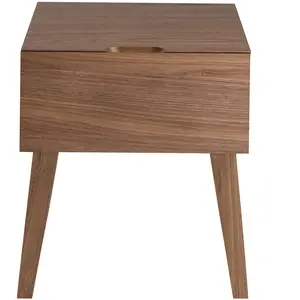 AC ANGEL CERDµ Table de chevet de noyer 7005C, 45 x 40 x 50 cm. -