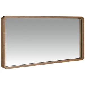 Comparateur de prix : Angel Cerda Miroir avec cadre en bois de noyer 3035C, 100 x 50 x 7 cm. -