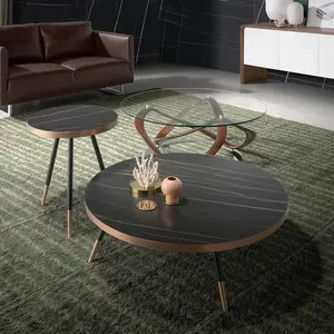 Comparateur de prix : Table d'angle en porcelaine et acier 2069C, Ø46 x 56 cm. -