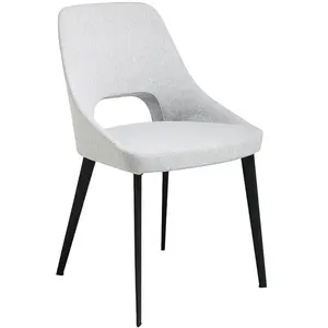 Comparateur de prix : Angel Cerda - Chaise recouverte de tissu blanc/noir - 50x50x81 cm OS