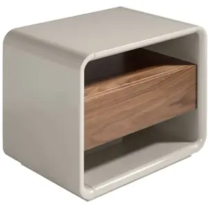 Comparateur de prix : Angel Cerda Table de chevet en bois de noyer et MDF
