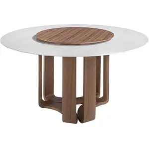 Comparateur de prix : Angel Cerdà¡ Table à manger ronde marbre porcelaine 1137C, Ø150 x 75