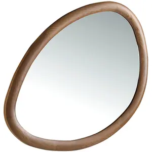 Comparateur de prix : Miroir mural organique noyer
