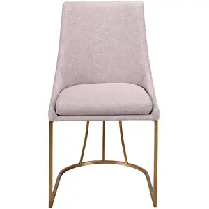 Chaise en tissu gris pas cher