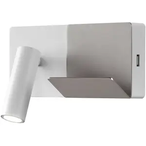 Comparateur de prix : LEDS-C4 E-Lamp Mini applique LED blanc/gris