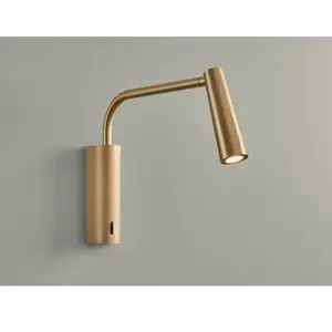 Leds c4 gamma extend lampe de lecture led bras réglable noir métallique ip20 2.1w 2700k pas cher