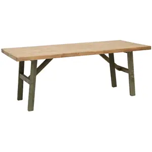 Decowood Table basse en bois de sapin verd 120x45cm pas cher