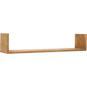 Decowood Étagère en bois de pin vieilli 100x20cm pas cher