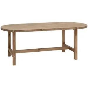 Decowood Table de salle à manger en bois de sapin vieilli 200x75cm pas cher