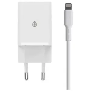 Chargeur Avec Câble IP 5 à 14-2USB-2.4A -Blanc-NA0392 - One + Câbles pour PC et Smartphone - 803254e pas cher