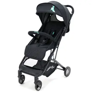 ASALVO Poussette Travel+ - Noir Aqua pas cher