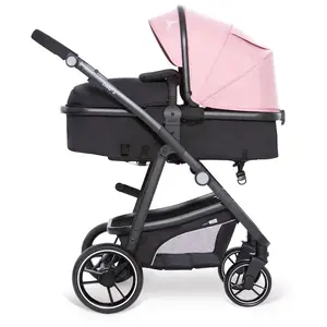 Comparateur de prix : Asalvo - Poussette Two + II - Rose noir