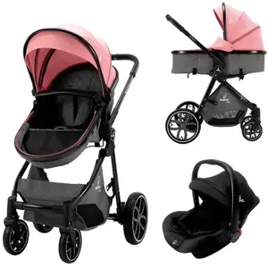 ASALVO Poussette Sidney II en Rose pas cher