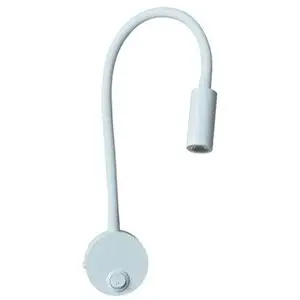 CRISTALRECORD Applique liseuse led Blanc Classique 3W 450Lm 4000K pas cher