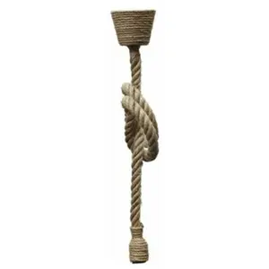 Cristalrecord - Suspension d'extérieur 1xE27 - Corde Naturelle - IP44Vendu paramazon