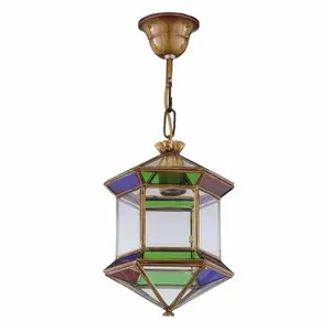 FABRILAMP Fab 1.973-COULEURS Lanterne Grenadine Hexagonale Couleurs 1x... pas cher