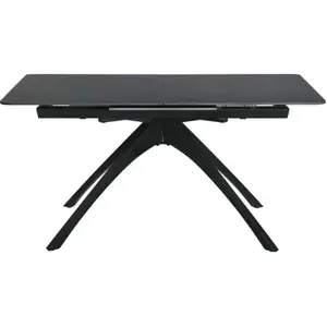 Comparateur de prix : Drawer Table à manger extensible 6 à 8 personnes en céramique et métal 150-20