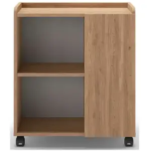 Desserte 1 porte 2 niches ZEO coloris chêneVendu parconforama