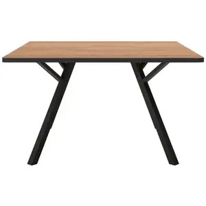 Comparateur de prix : BUT Table de séjour carrée BENI imitation chêne et noir