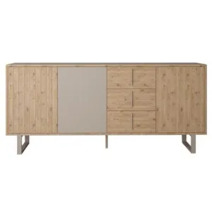 Comparateur de prix : CALICOSY Buffet 3 portes et 3 tiroirs L180 cm - 180 cm X 40 cm X 80 cm - MILLAY