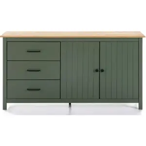 Comparateur de prix : CONCEPT1 Miranda 2P3T vert cire 150 x 40 x h80cm MIRANDA-2P3T-VERT