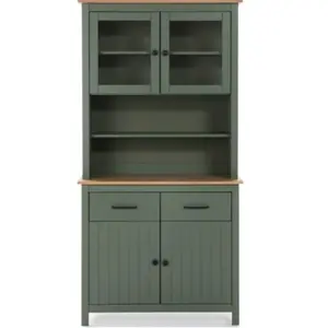 CONCEPT1 Miranda 4P2T vert cire 90 x 40 x h180cm MIRANDA-4P2T-VERT