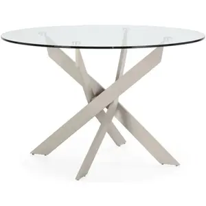 Comparateur de prix : CONCEPT1 Ruth 120 x 120 x 76 cm pied creme RUTH-T-120-PCREME