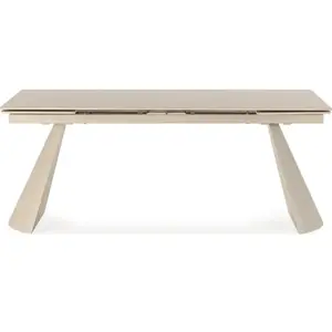 Comparateur de prix : CONCEPT1 Prisca 180/260 x 90 x 76 cm travertin PRISCA-T-180-TRAVERT