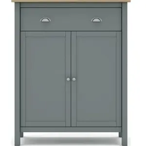But CONCEPT1 Misti 2P1T vert kaki chêne 90 x 40 x h110cm MISTI-2P1T-VERT pas cher