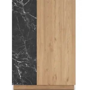 CONCEPT1 Dione 2P chene effet marbre 90 x 41,8 x h127cm DIONE-2P-CHENE...
