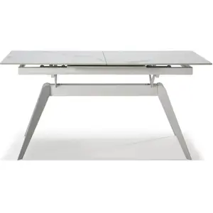 Comparateur de prix : CONCEPT1 Lula 160/220 x 90 x 76 cm céram blanc pied blanc LULA-T-160-B...