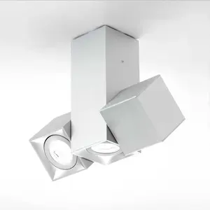 Comparateur de prix : Milan Iluminación Milan Dau Spot plafonnier à trois lampes aluminium