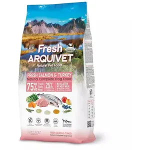 Arquivet Saumon Frais Avec Nourriture Pour Chien Semi-humide à La Dinde 10 Kg pas cher