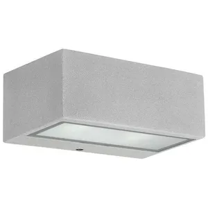 Nemesis Aluminium - Applique Murale Extérieure 1 Lumière Gris IP44 - Leds-c4