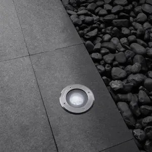 Comparateur de prix : LEDS-C4 Leds C4 - Spot encastrable extérieur rond Gea 2 IP67 - Inox Rose