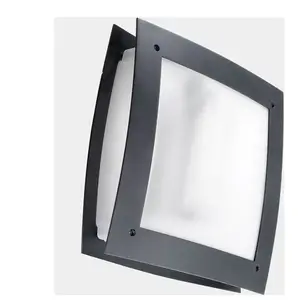 Leds-c4 - leds C4 Applique Ip54 Darwin E27 15W Gris Urbain 516Lm