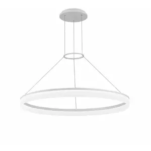 Comparateur de prix : LEDS-C4 Suspension LED CIRC Round, Ø 80 cm, blanc, aluminium