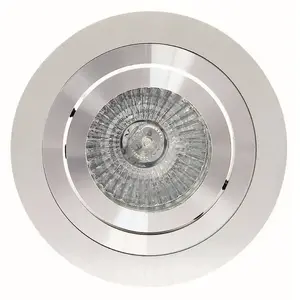 Mantra Iluminación Luminaire encastrable Básico, rond, nickel satinéVendu parluminaire