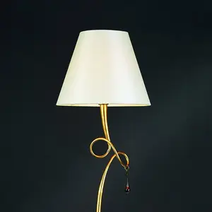 Comparateur de prix : Mantra Iluminación Lampadaire ravissant Paola avec abat-jour en tissu