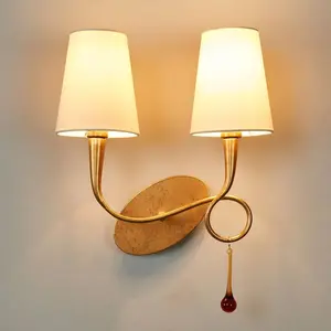 Mantra Iluminación Applique dorée Paola à 2 lampes