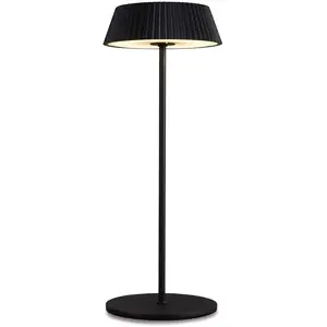 Mantra Iluminación Lampe de table LED Relax avec pied, noir, rechargea...Vendu parluminaire