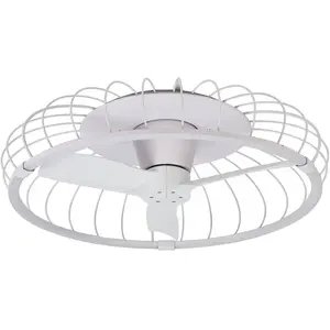 Mantra Iluminación Ventilateur de plafond LED Nature, CCT blanc