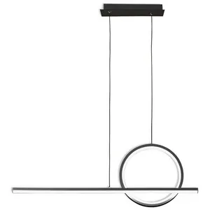 Mantra Iluminación Suspension LED Kitesurf, à 2 lampes, noir