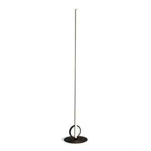 Inspired Mantra Kitesurf Lampadaire, led 24W, 3000K, 900lm, Noir, Garantie 3 ans