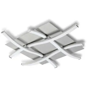 Luminaire Center Plafonnier design carré - nur - ampoule led deco mantraVendu parrue-du-commerce
