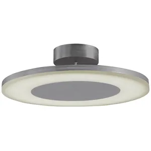 MANTRA Plafonnier hemisferic 1 x 36w led rond 3000k, 3240lm, aluminium satinéacrylique givré pas cher