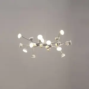 Mantra Iluminación Suspension LED Adn ronde à 24 lampes